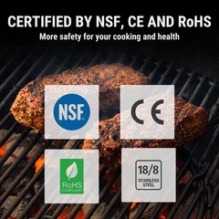 TP605 Instant Read Meat Thermometer for Cooking, Waterproof Digital Food Ther…