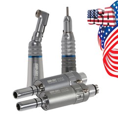 NSK Style Dental Slow Low Speed Handpiece Straight Contra Angle Air Motor 4 /2H