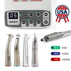 Dental Brushless Electric Micro Motor 1:1 /1:5 /1:4.2 Contra Angle Straight DL