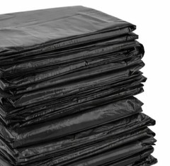 Black T-Shirt Carryout Bags 700 by Poly-America
