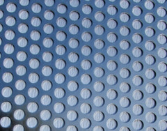 1/2″ HOLE ALUMINUM PERFORATED METAL–12″ X 12″