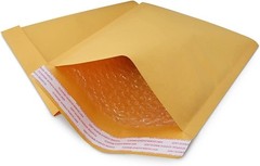 1000 #000 4×8 Kraft Paper Bubble Padded Envelopes Mailers Shipping Case 4″x8″