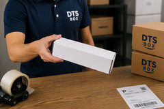 50 Pack 9x3x3 White Corrugated Shipping Mailer Packing Box Boxes 9” x 3” x 3”