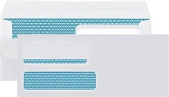#10 Double Window Flip & Seal Security Envelopes – Security Tinted (30110)