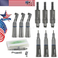 NSK Style Dental Slow Low Speed Handpiece Straight Contra Angle Air Motor 4/2H