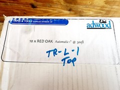 500′ Roll- Adwood Red Oak Automatic 1″ Wood Veneer Edge Banding