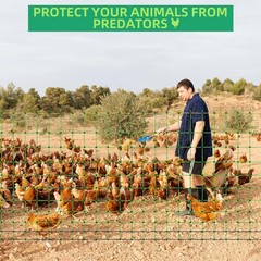 Portable Electric Poultry Netting Fence 47.5″H x 168′ L Livestock Nets Mesh