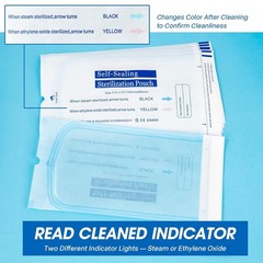 Self Sterilization Pouches Autoclave, Medical Sterilizer Bags Dental Tattoo Nail