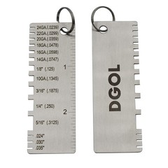 DGOL Stainless Steel Mini Portable Metal Sheet Thickness Gauge Material Wire…