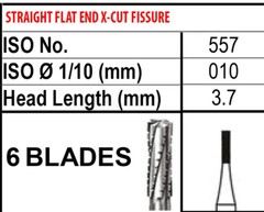 FG 557 Carbide Burs – Friction Grip for High-Speed Handpieces, Type
