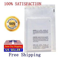 200 12×16 Self Seal Suffocation Warning Clear Poly Bags 1.5 mil – ST ShipMailers