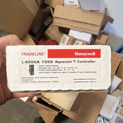 Honeywell L4006A 1959 Aquastat Controller 120/240V 1-1/2in Insulation Corded