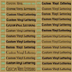 Custom Decal Vinyl Lettering Personalized Business Sign Text Name Vehicle Car