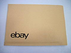 6.5” x 9.25” Kraft Padded Bubble Mailer Black Logo ebay Shipping Supplies 40 Ct