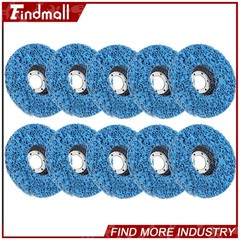 Findmall 10 x 4.5” Poly Strip Disc Wheel Paint Rust Removal Clean Angle Grinder