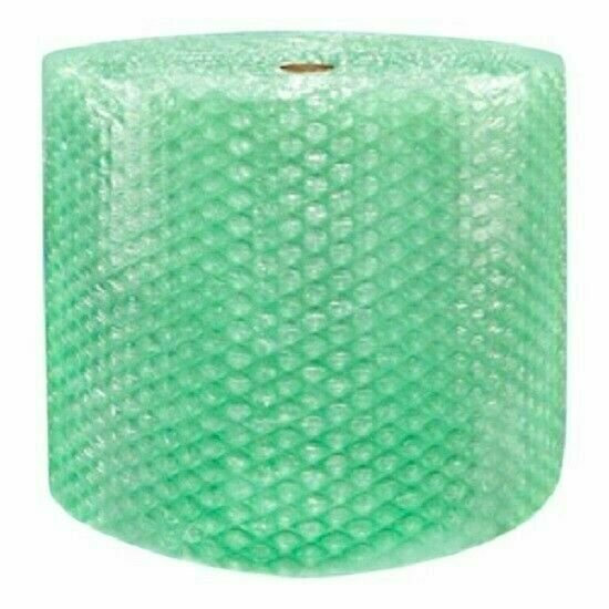1/2″ SH Recycled Large Bubble Cushioning Wrap Padding Roll 100′ x 24″ Wide 100FT