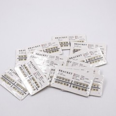 Dental Orthodontic Metal Bracket Braces Mini Standard Roth MBT Edgewise 25 Model
