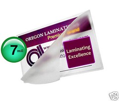 100/pack 7 Mil Hot Laminating Pouches for 5×7 Photos 5-1/4 x 7-1/4, 5.25 x 7.25
