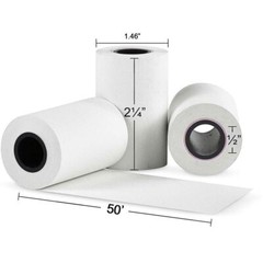 2 1/4″ x 50′ Thermal Receipt Paper 50 Rolls Cash Register POS Credit Card Tape
