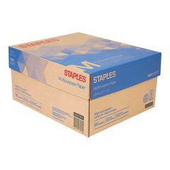 Staples Multiuse Copy Paper 8.5×11 20 lb White 500 Sheets 10 Reams Carton