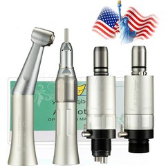 NSK Style Dental Low Speed Handpiece Contra Angle Straight Air Motor 2/4H YX4