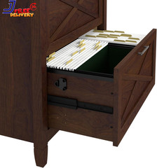 Key West 2 Drawer Lateral File Cabinet in Bing Cherry Document Storage for Home