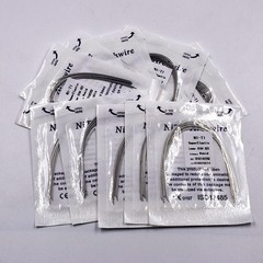 Dental Ortho Niti Super Elastic Rectangular Round Arch Wire Ovoid/Square/Natural