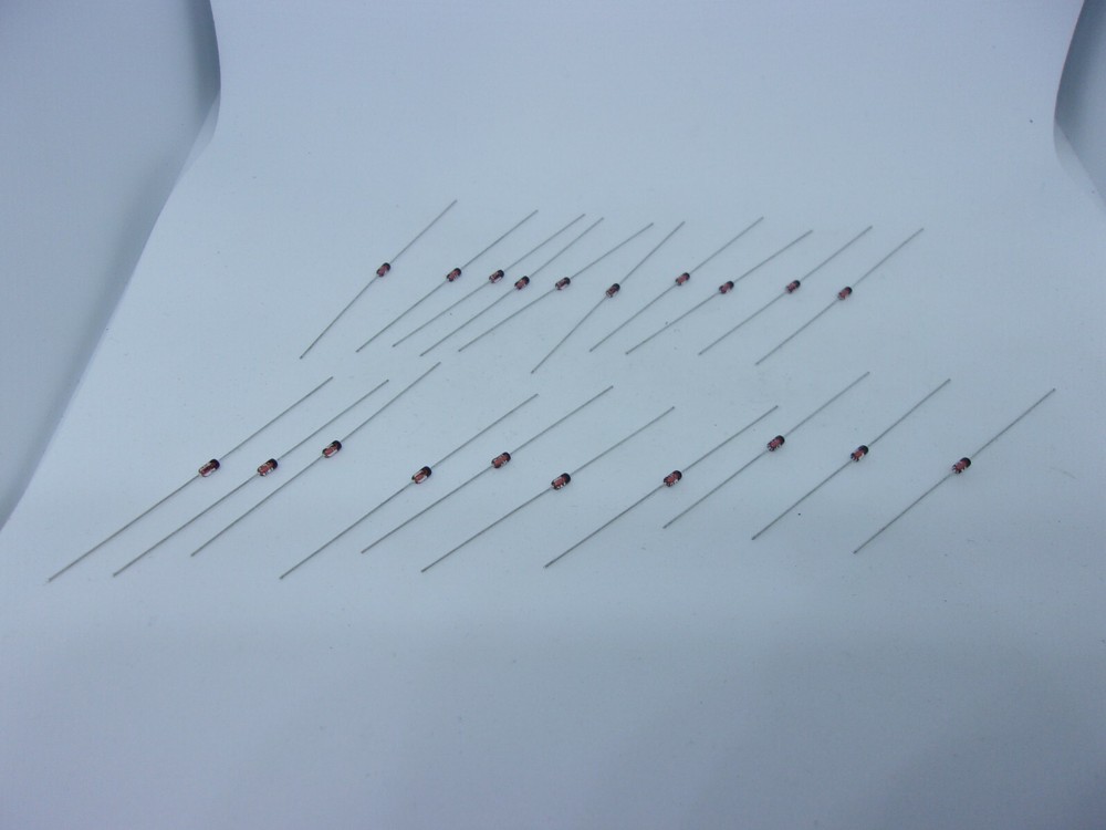 20 Pcs Pack Lot Silicon Planar Zener Diodes 1/2W 0.5W DO-35 Package DIP – 6V2