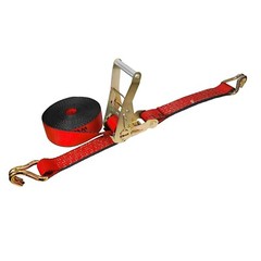 USA Heavy Duty 2″ x 40′ 50′ 60′ Ratchet Strap J Hook Flatbed Truck Farm Tie Down