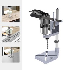 Electric Drill Hand Press Stand Bench Clamp Support Holder Tool Workbench Pillar