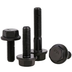 M16 x 1.5 Fine Thread Class 10.9 Hex Head Flange Screws Frame Bolts Black Oxide