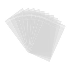 100 6×9 Clear Resealable 1.5 Mil Plastic OPP Self Adhesive Cello Cellophane Bags