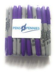30ct Wholesale Bulk Sharpie Permanent Marker Lot: Fine Point ULTRA VIOLET Purple