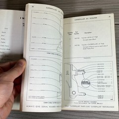 CAT Caterpillar 631 Scraper Parts Manual Book 56F1 56F568 Form UE034064 1967 OEM