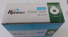 1 Roll HYDROMAXX VM-1695 Optical Leap Blocking Pad Lens edging 24 mm 1000 Pads