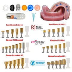 US Dental Locator Overdenture Abutment & Accessories Compatible Multiple Implant