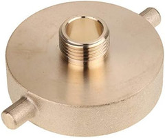 Brass Fire Hydrant Adapter 2-1/2-Inch NST (NH) Female x 3/4-Inch GHT Male (Pack