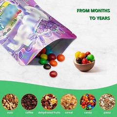 25 Pack 3.5g Food Grade Mylar Bags – Smell Proof Heat Seal Airtight Zip Pouches
