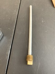 MARKET FORGE ZINC ANODE DESCALER 1/2” 08-0049 10” Zink Pencil New