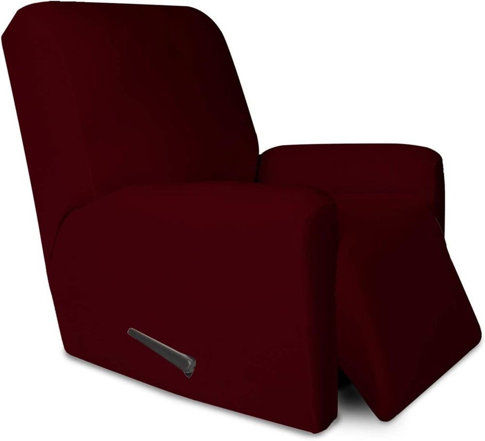 Super Stretch Chair Sofa Slipcover with Pocket – Spandex Non Slip Soft Couch