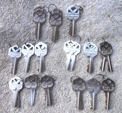 15 ( 3×5 ) Pair 30 keys Kwikset KW1 Original Factory Precut Keys