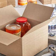16 x 16 x 6″ Multi-Depth Corrugated Boxes, Brown 25/Bundle ECT-32