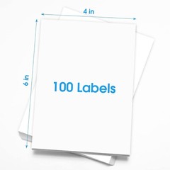 4X6 Inch Shipping Address Labels,For Inkjet or Laser Printer, USPS Mailing Shipp