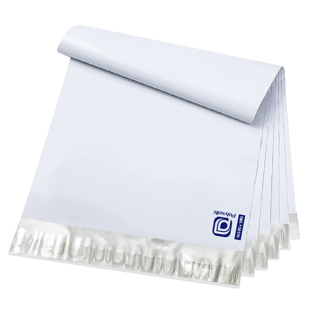 100 14.5×19 POLYSELLS Poly Mailers Envelopes Self Sealing Shipping Mailers Bags
