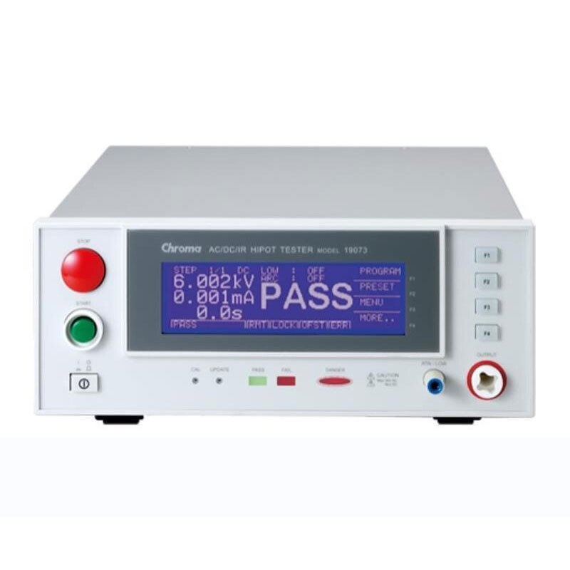 Chroma 19073 HIPOT Tester 3-in-1 AC DC Hipot Tester Enables Accurate Measurement
