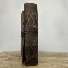 Rustic 5×7 Leather Journal – Handmade-Style Wrap Notebook