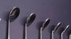 Lot of 5 Pcs Hu-Friedy MH5 Mirror Satin Steal Handle