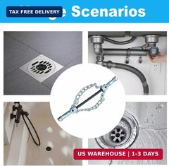 Flex‑Shaft Sewer Descaling Chain, Push-Type Rotary Cable Sewer Dredg, Multi-Purp