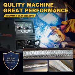 160A MIG Welder 110V/220V 6in1 Stick Gas/Gasless Flux Core Lift TIG US