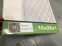 NEW FUTURE WAY 16x20x1 Air Filter 6-Pack with Reusable Frame HVAC FURNANCE